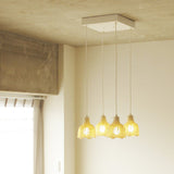 Quad 4 Bulbs Chandelier Basic / クアッド4灯照明器具(シェード無し)