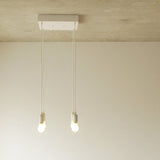 Quad 4 Bulbs Chandelier Basic / クアッド4灯照明器具(シェード無し)