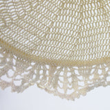 Doily Lamp / 手編みのレースの灯り