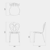 Silhouette Chair Victoria / 影の椅子 ヴィクトリア